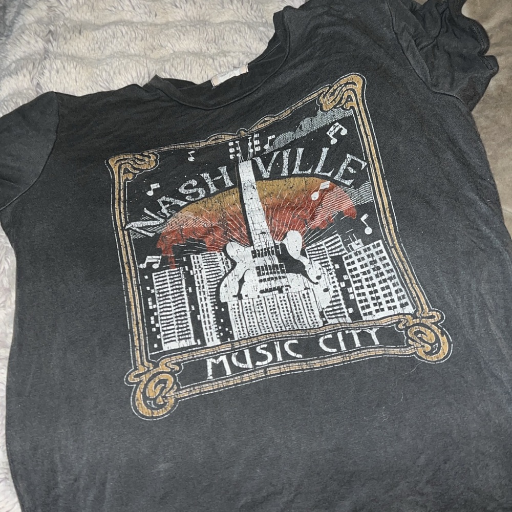 Altar'd State Black Nashville Graphic Tee